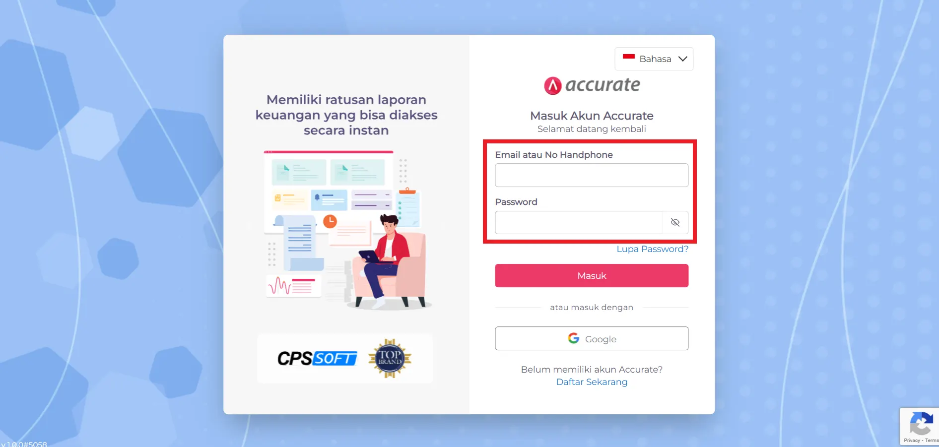 Cara Daftar Accurate Online